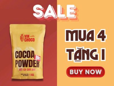 BỘT CA CAO 3 IN 1 VINCHOCO 1KG
