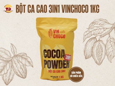 BỘT CA CAO 3 IN 1 VINCHOCO 1KG