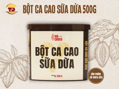 BỘT CA CAO SỮA DỪA 500G