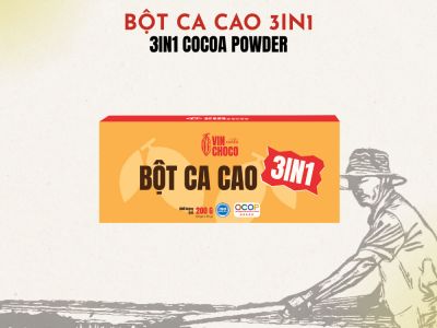 Bột ca cao 3in1 Vinchoco 200g Bột ca cao 3in1 Vinchoco 200g