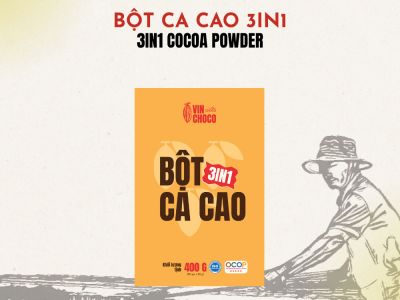 Bột ca cao 3in1 Vinchoco 400g Bột ca cao 3in1 Vinchoco 400g