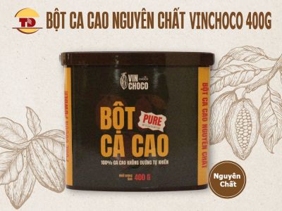 BỘT CA CAO NGUYÊN CHẤT VINCHOCO 400G