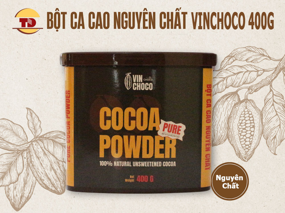 VINCHOCO PURE COCOA POWDER 400G