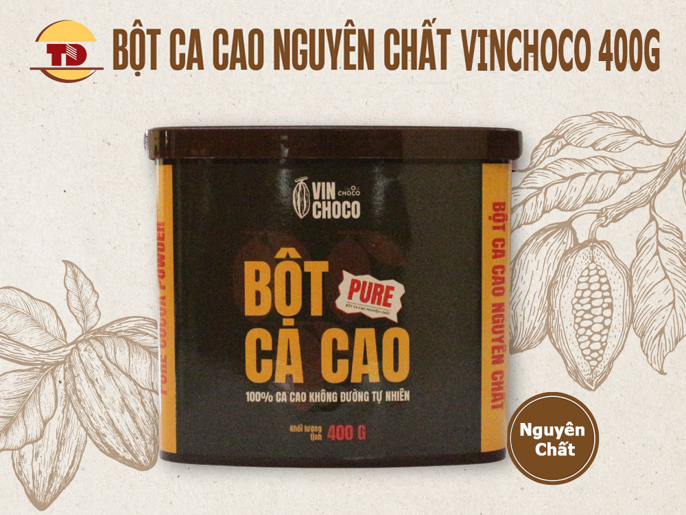 VINCHOCO PURE COCOA POWDER 400G