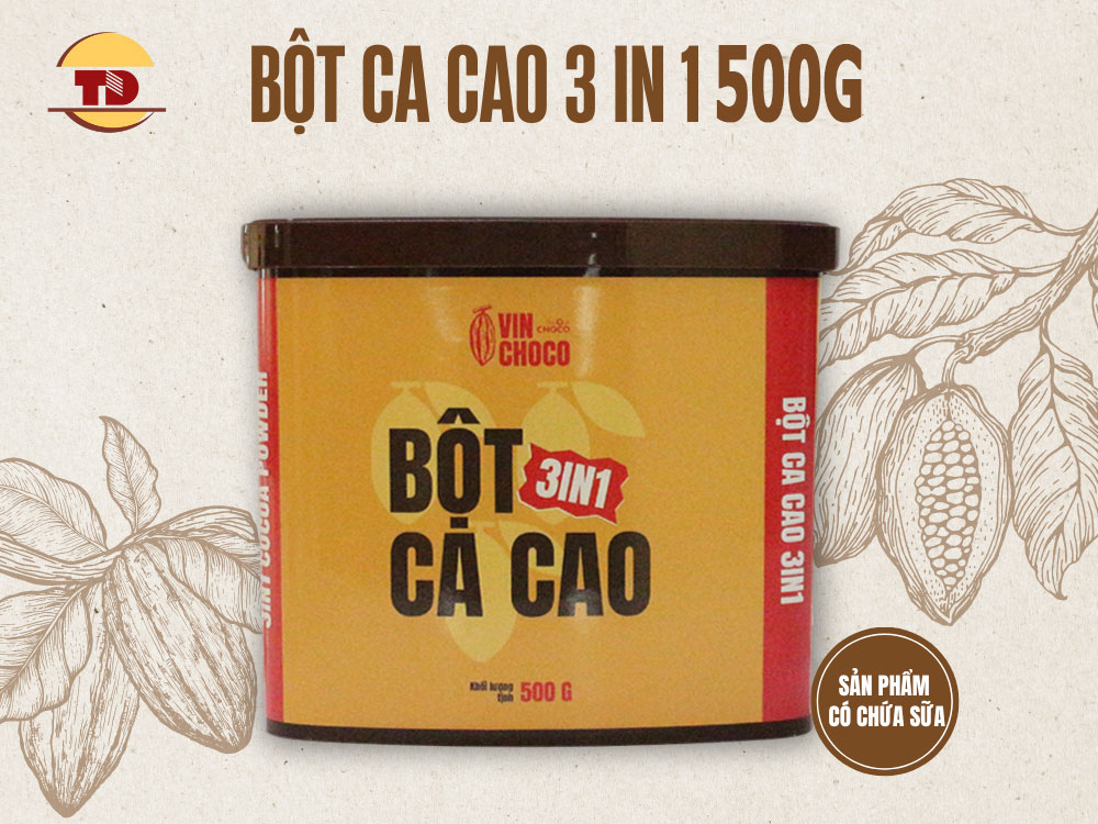 BỘT CACAO 3 IN 1 500G