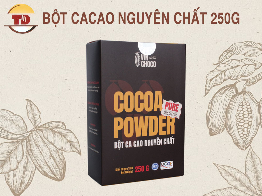 BỘT CACAO NGUYÊN CHẤT 250G